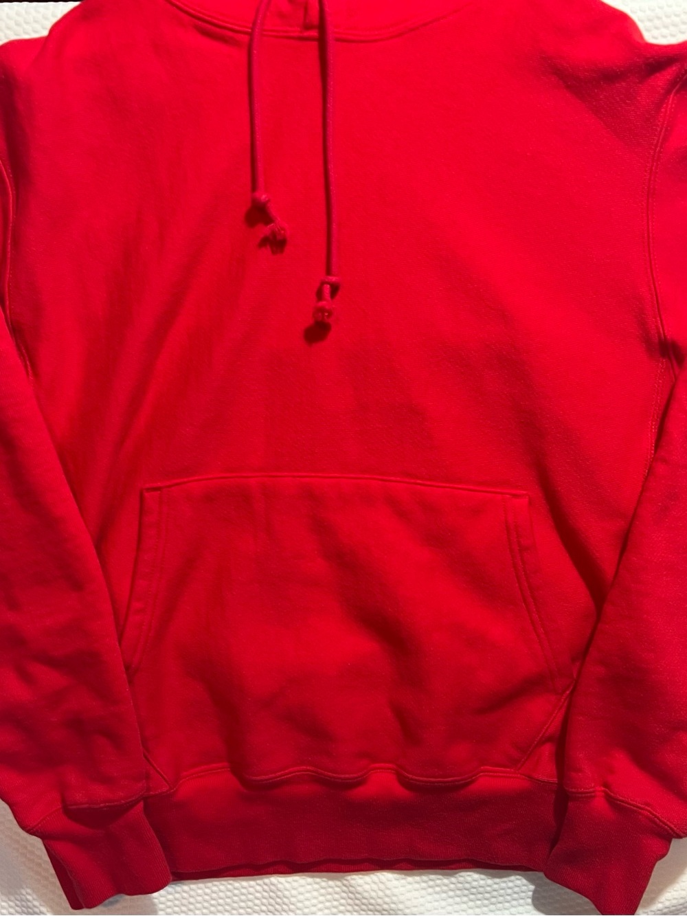 Red Champion Pullover Hoodie Sweatshirt (Unisex)